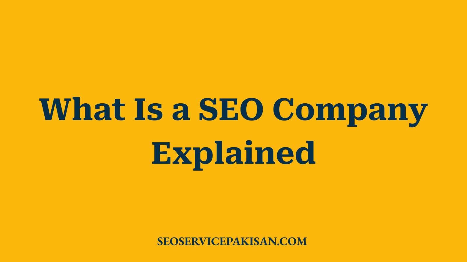 What Is a SEO Company Explained