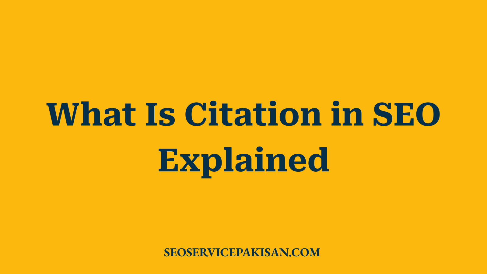 What Is Citation in SEO Explained