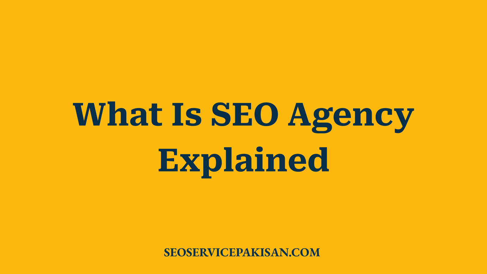 What Is SEO Agency Explained