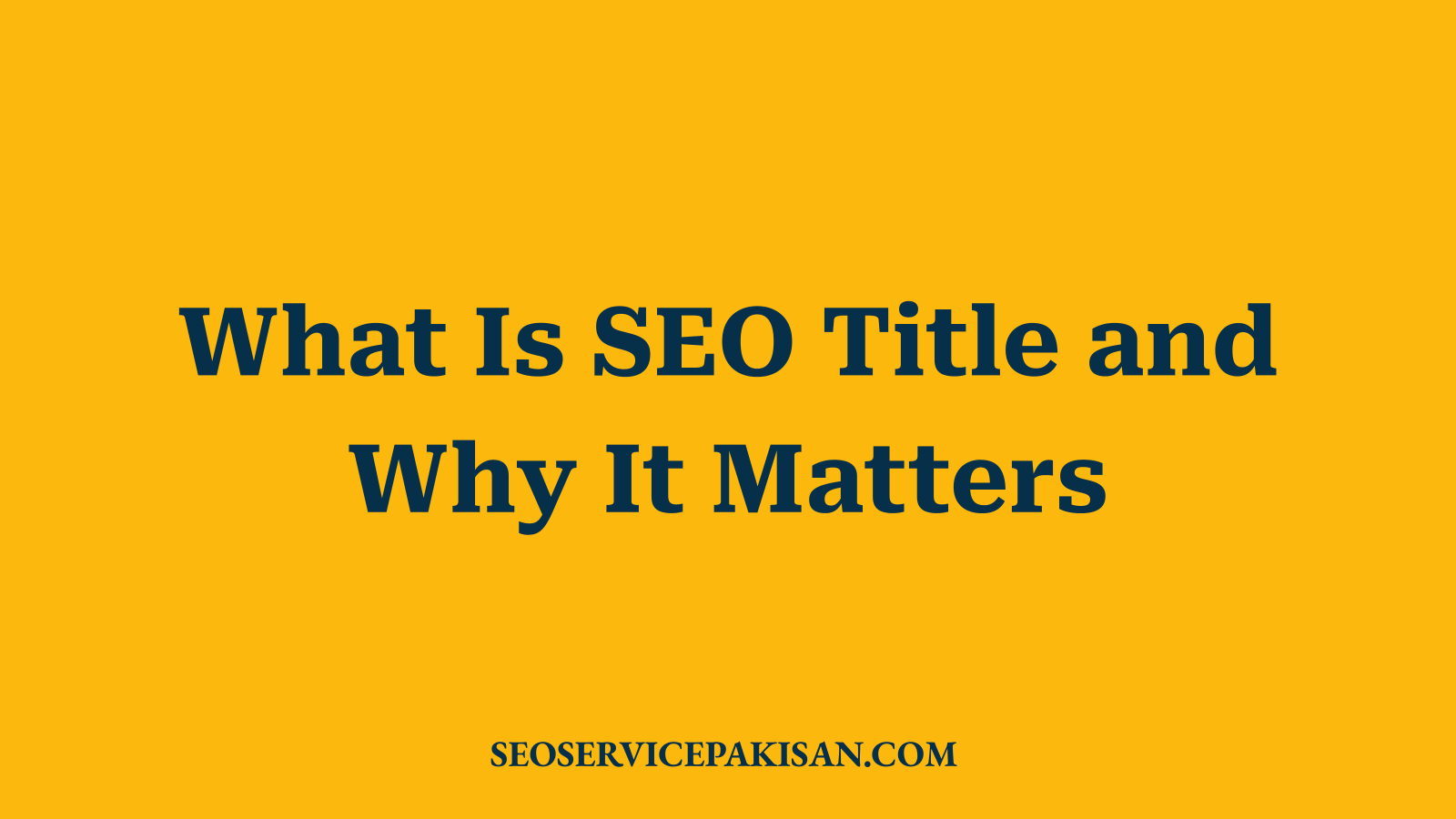 What Is SEO Title and Why It Matters