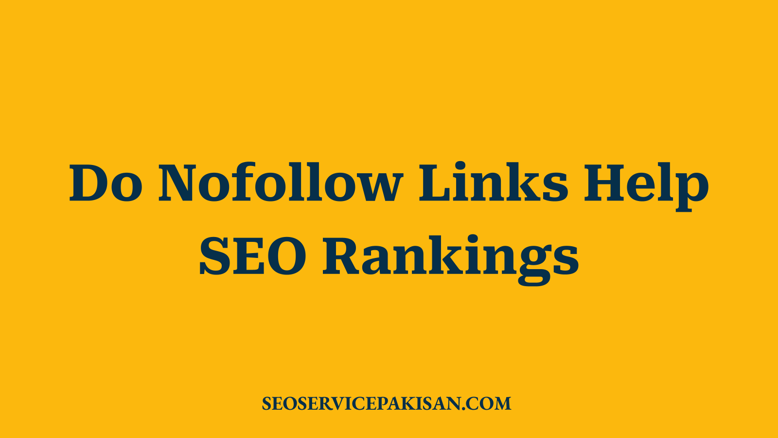 Do Nofollow Links Help SEO Rankings