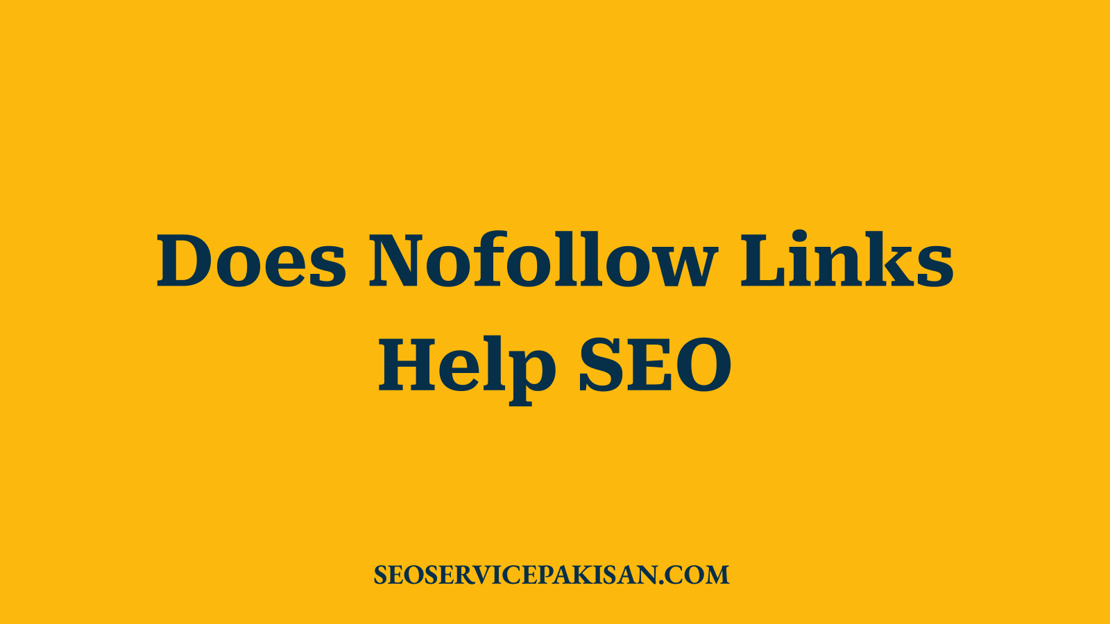 Does Nofollow Links Help SEO