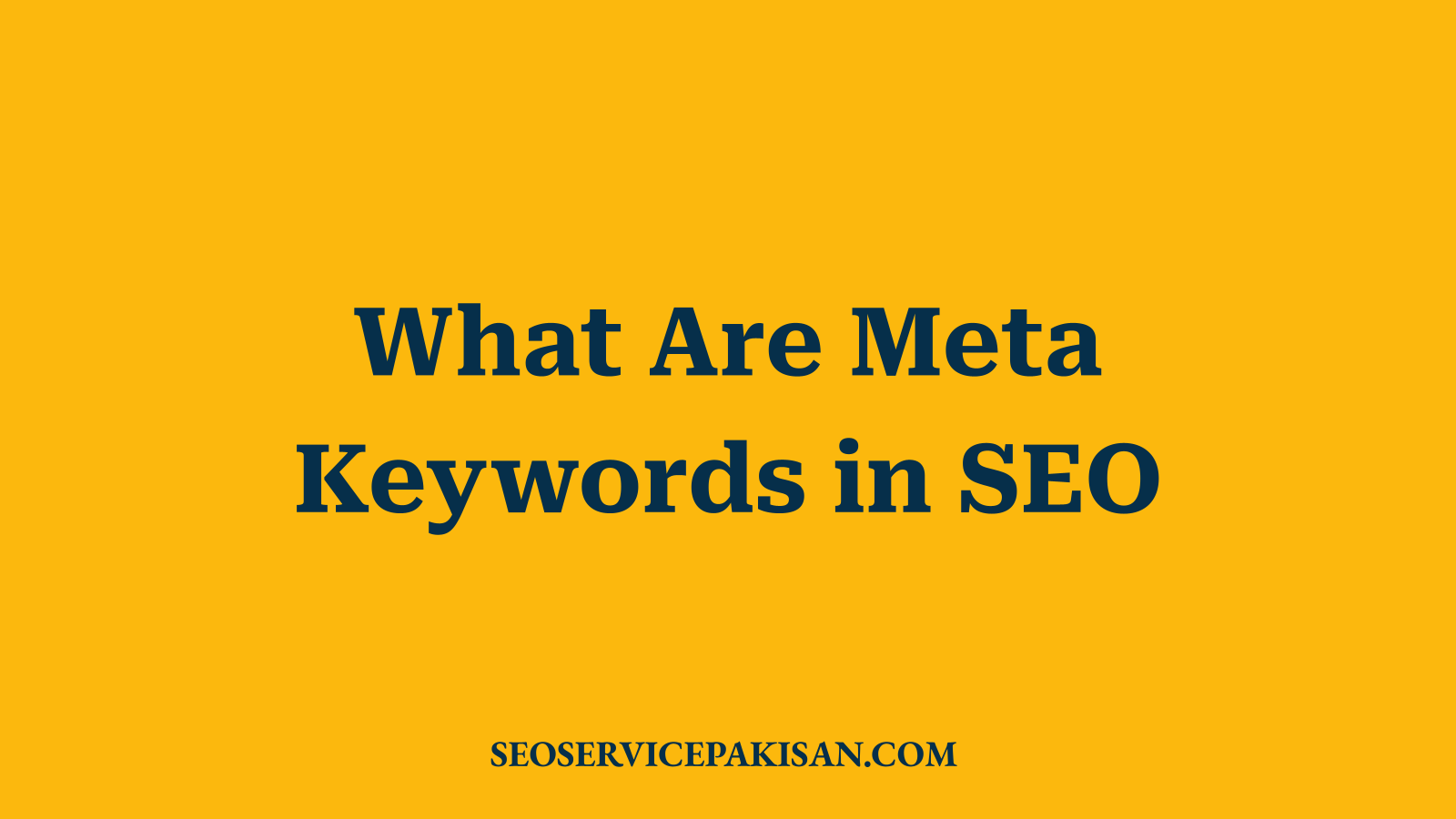 What Are Meta Keywords in SEO