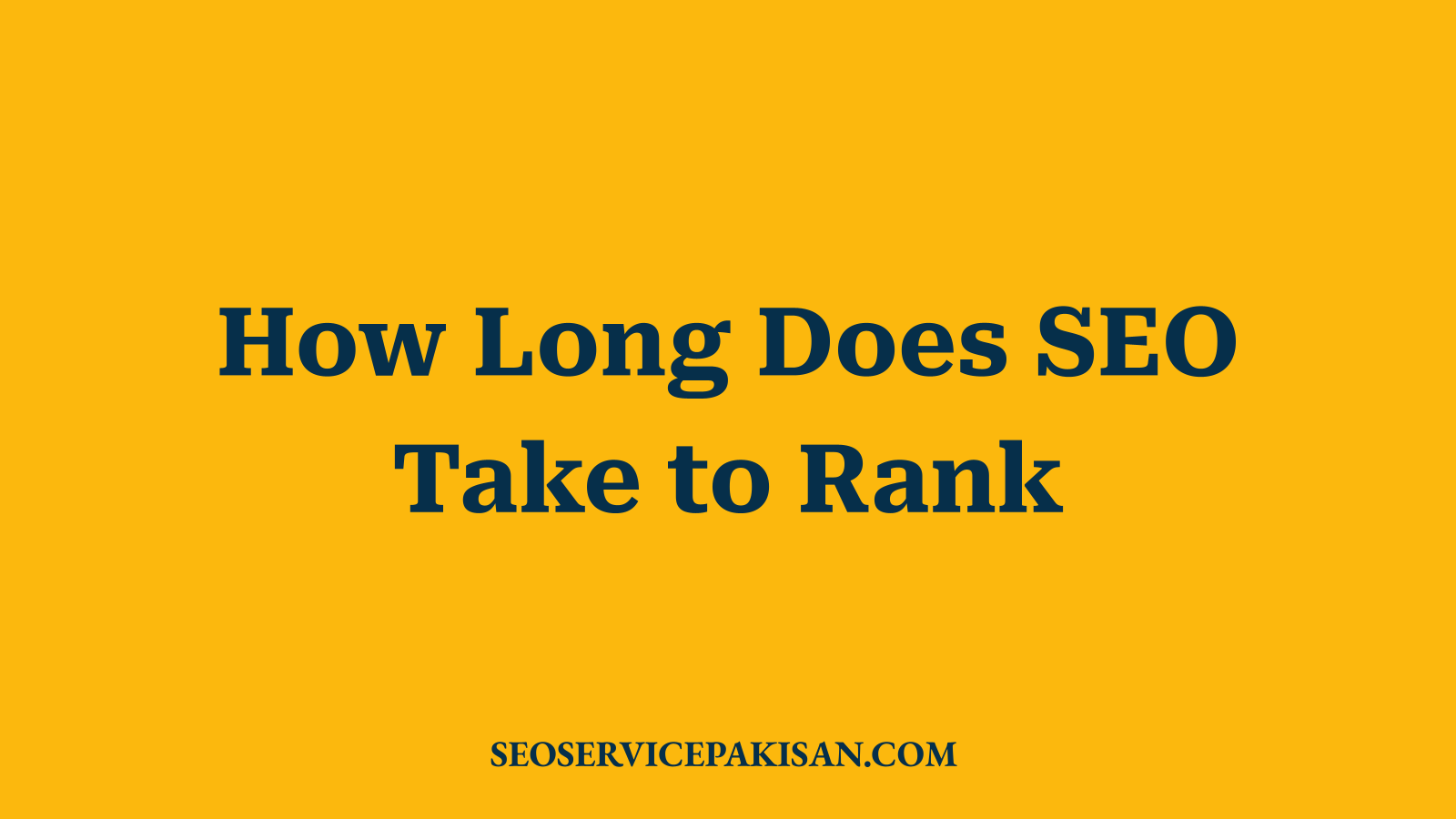 How Long Does SEO Take to Rank