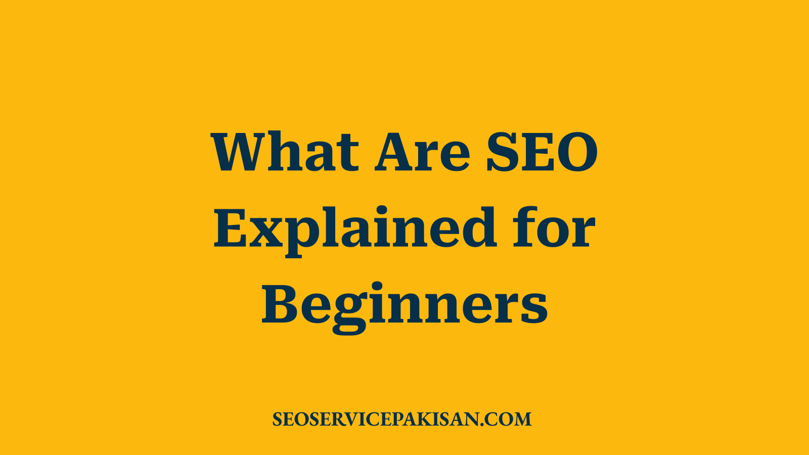 What Are SEO Explained for Beginners