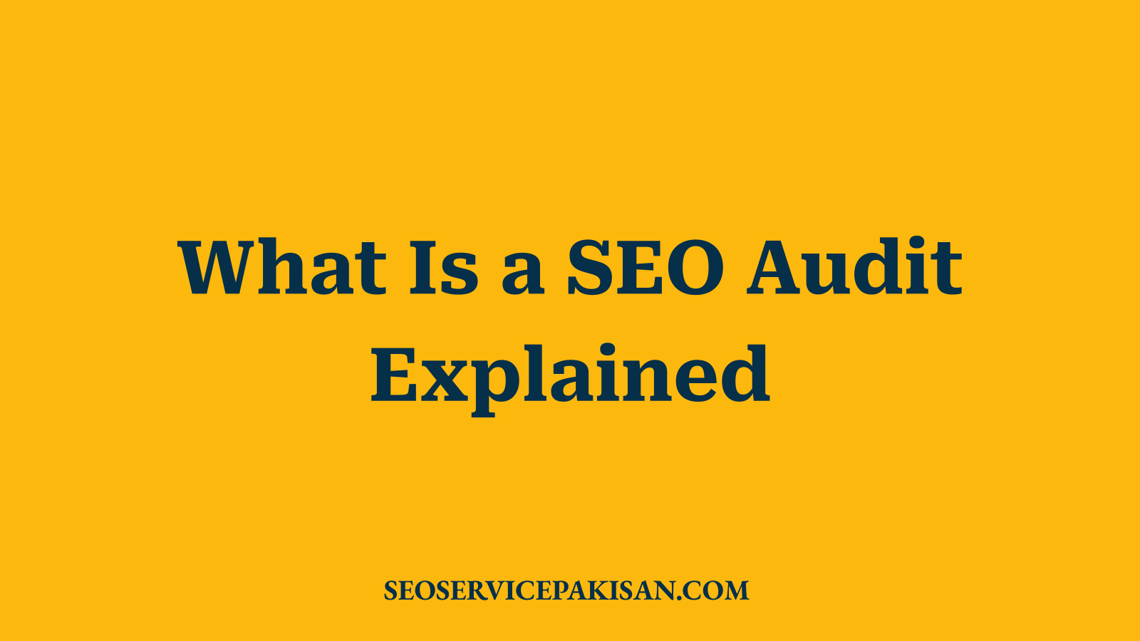 What Is a SEO Audit Explained