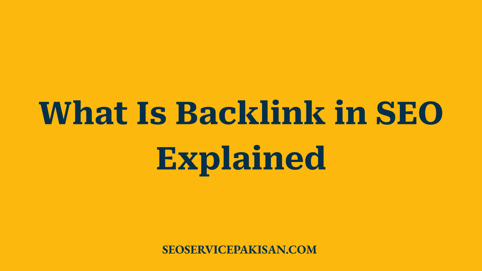 What Is Backlink in SEO Explained