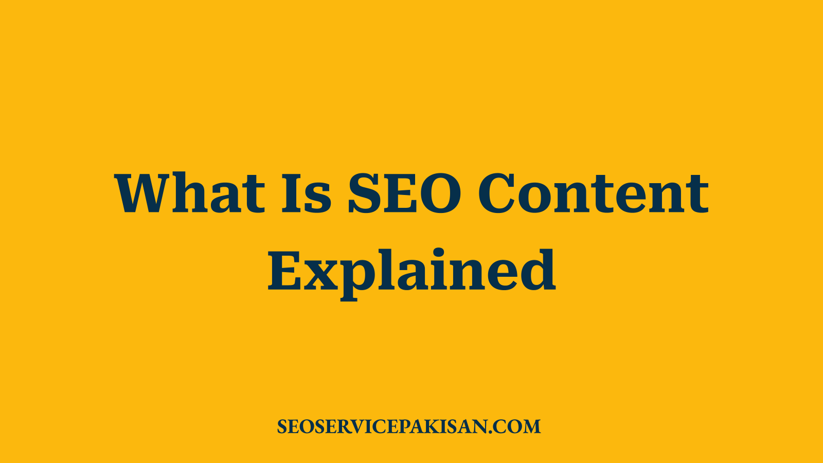 What Is SEO Content Explained