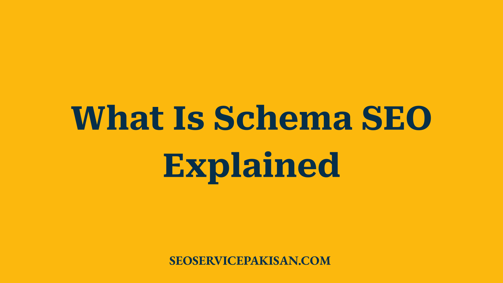What Is Schema SEO Explained