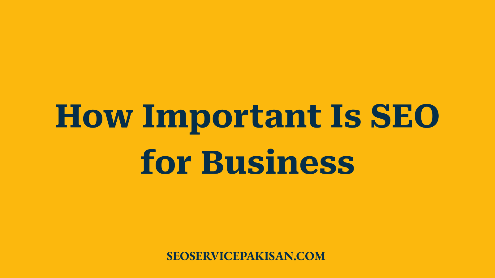 How Important Is SEO for Business
