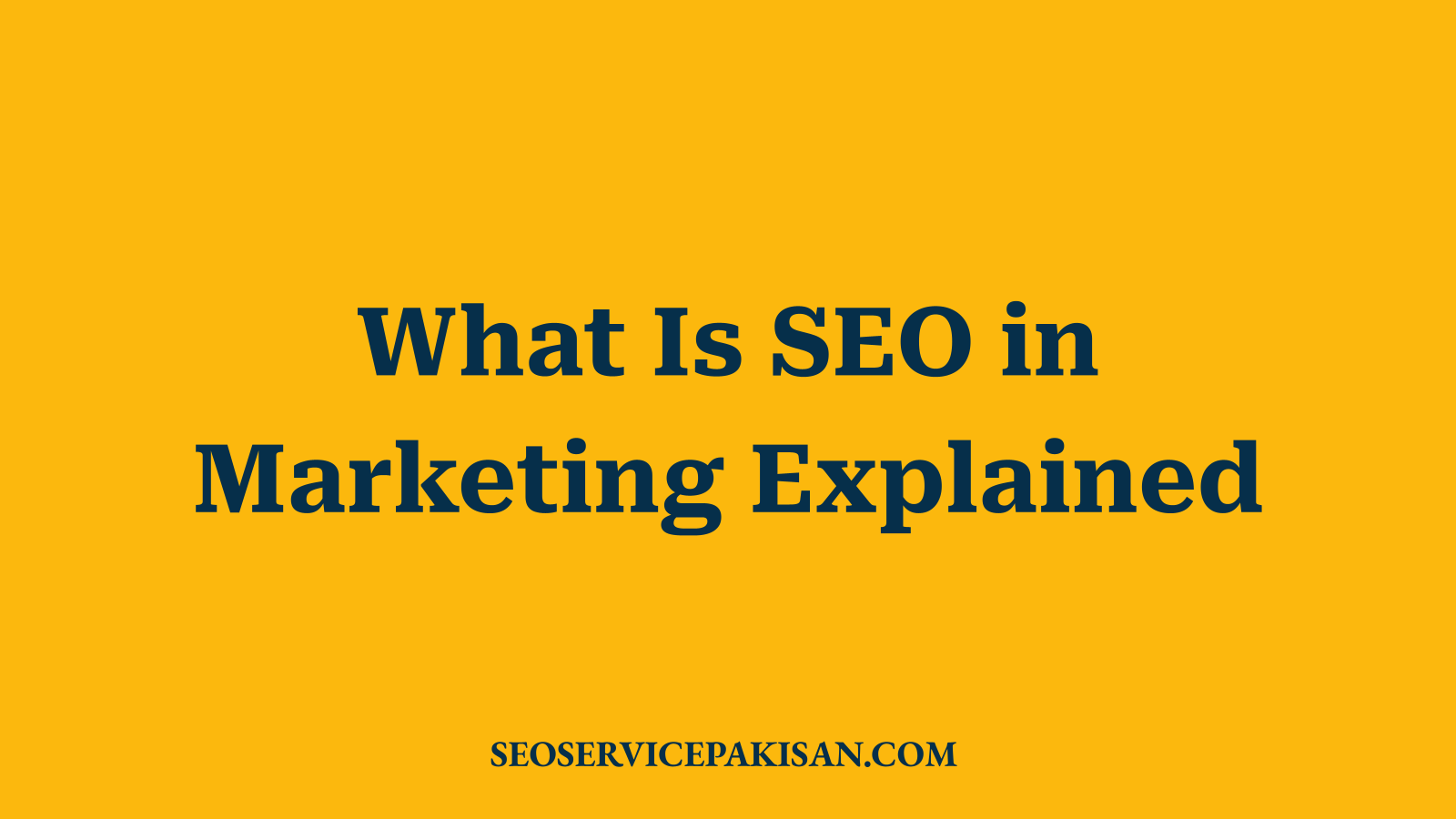 What Is SEO in Marketing Explained