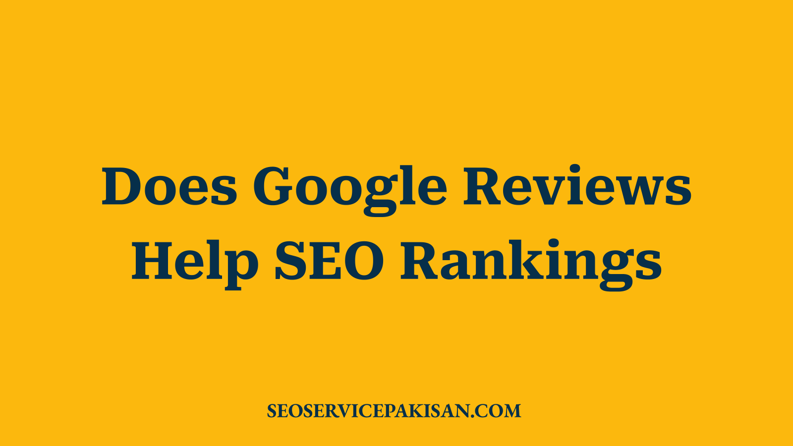 Does Google Reviews Help SEO Rankings