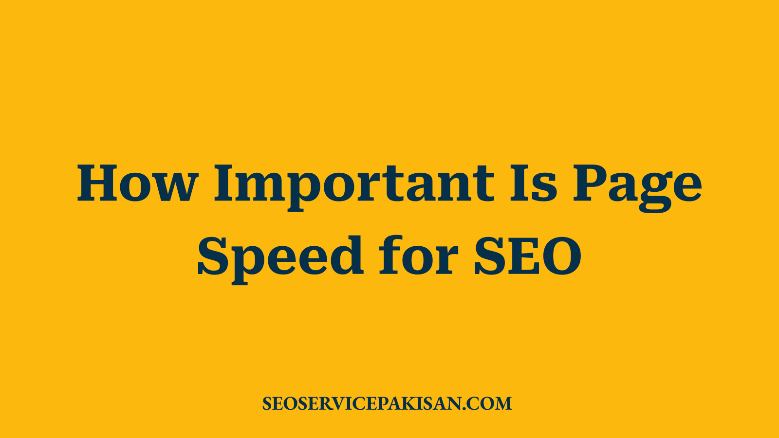 How Important Is Page Speed for SEO