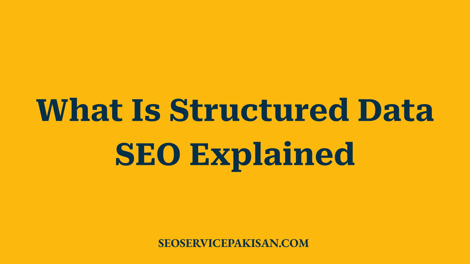 What Is Structured Data SEO Explained