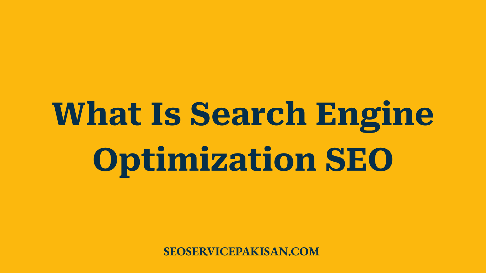 What Is Search Engine Optimization SEO