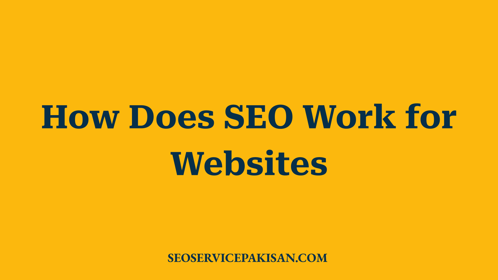 How Does SEO Work for Websites