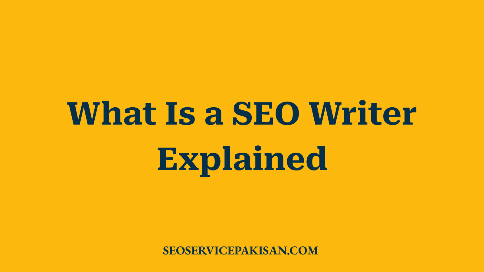 What Is a SEO Writer Explained