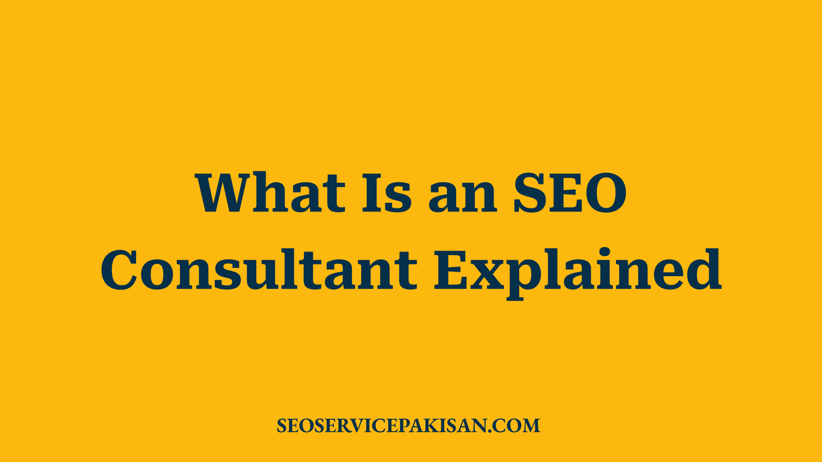 What Is an SEO Consultant Explained