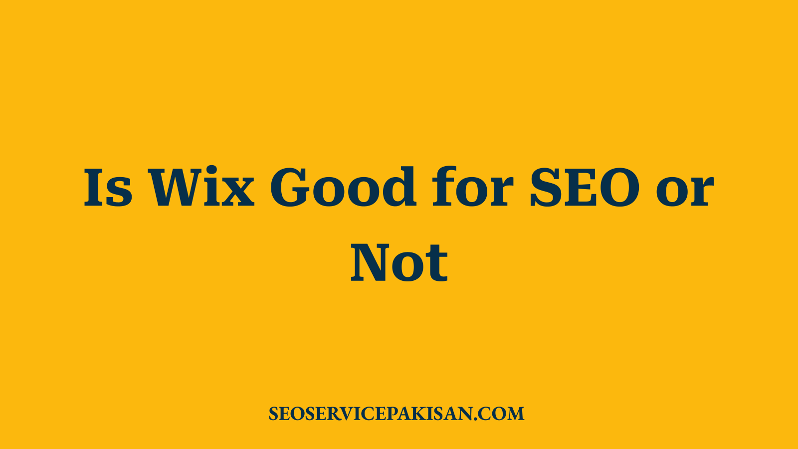 Is Wix Good for SEO or Not
