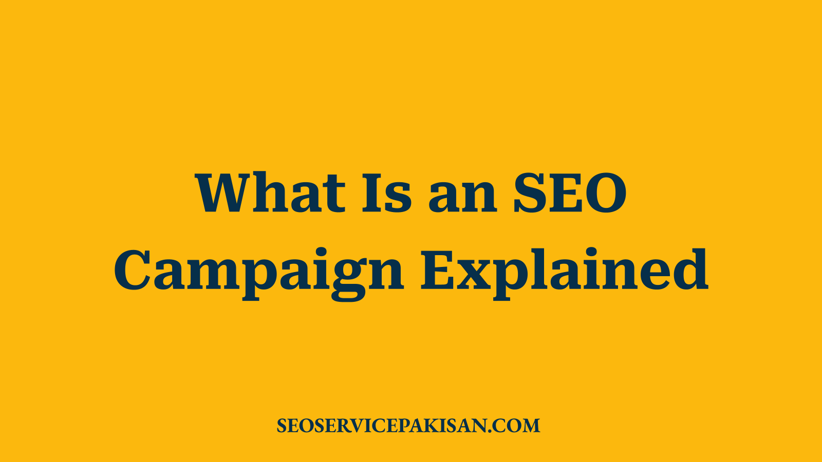 What Is an SEO Campaign Explained