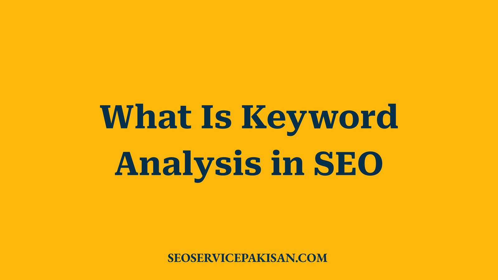 What Is Keyword Analysis in SEO
