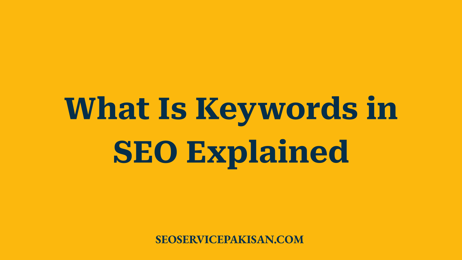 What Is Keywords in SEO Explained