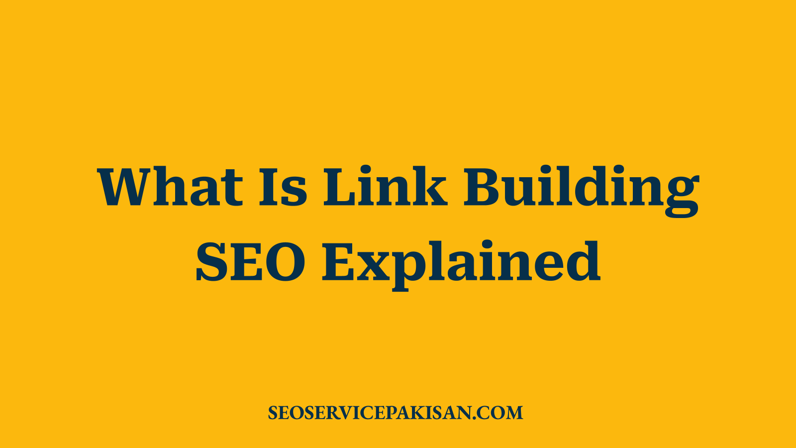 What Is Link Building SEO Explained