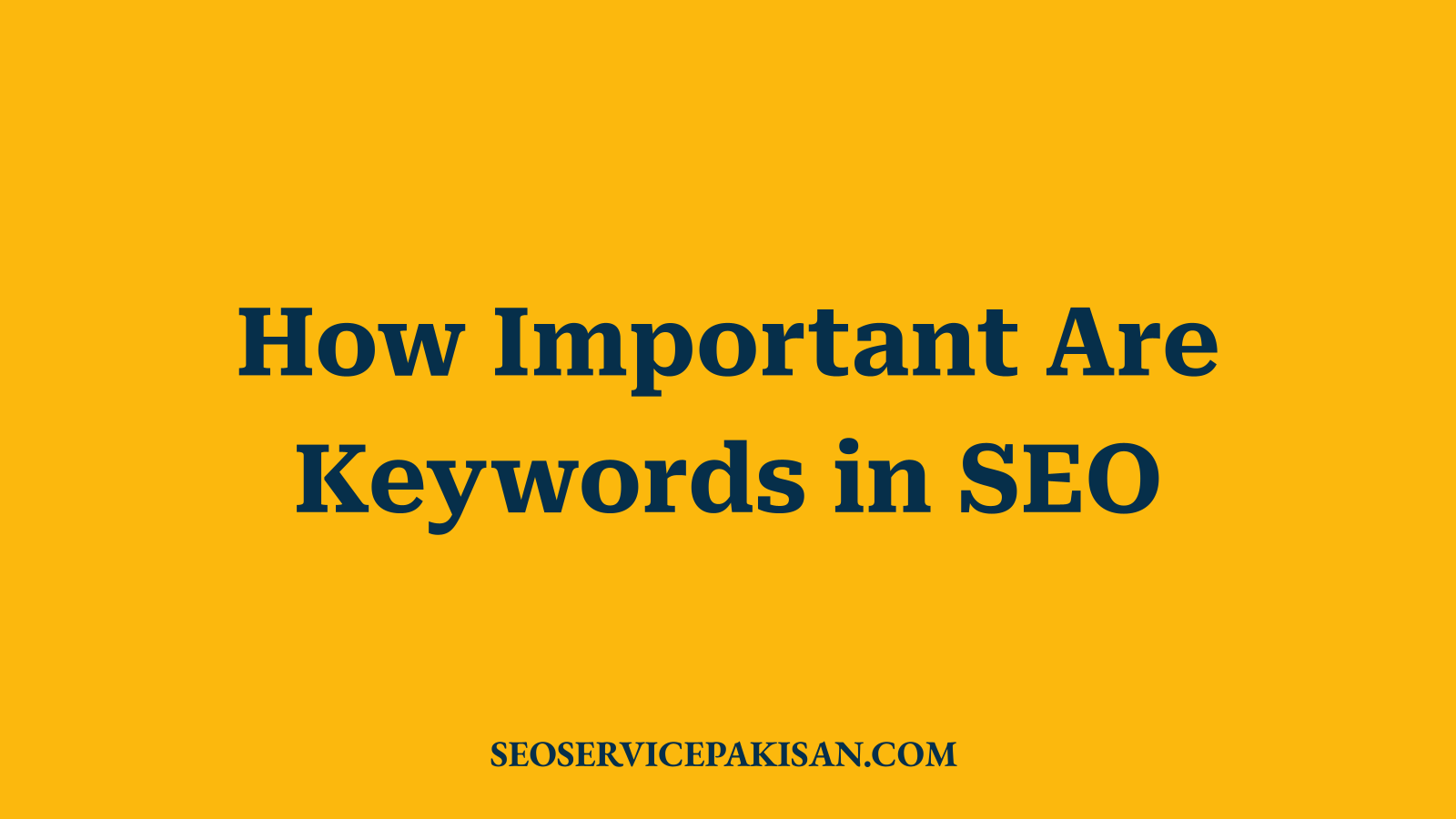 How Important Are Keywords in SEO