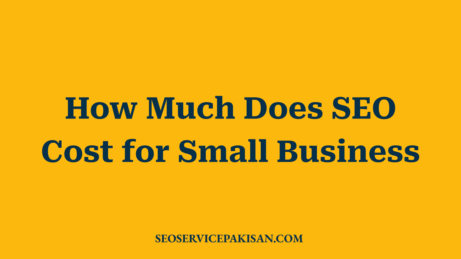 How Much Does SEO Cost for Small Business