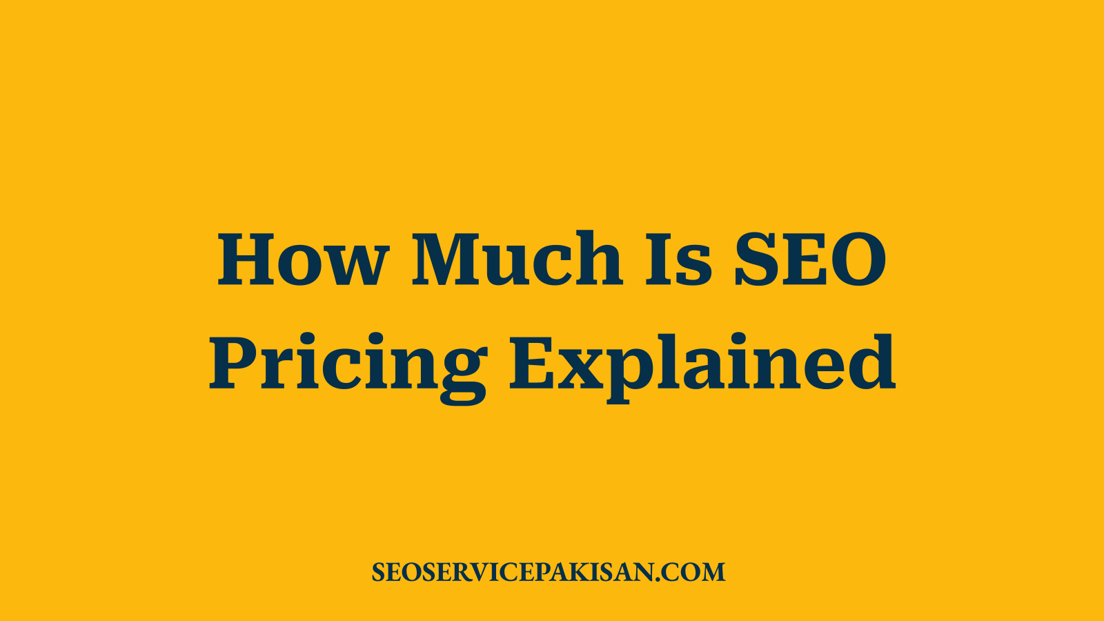 How Much Is SEO Pricing Explained
