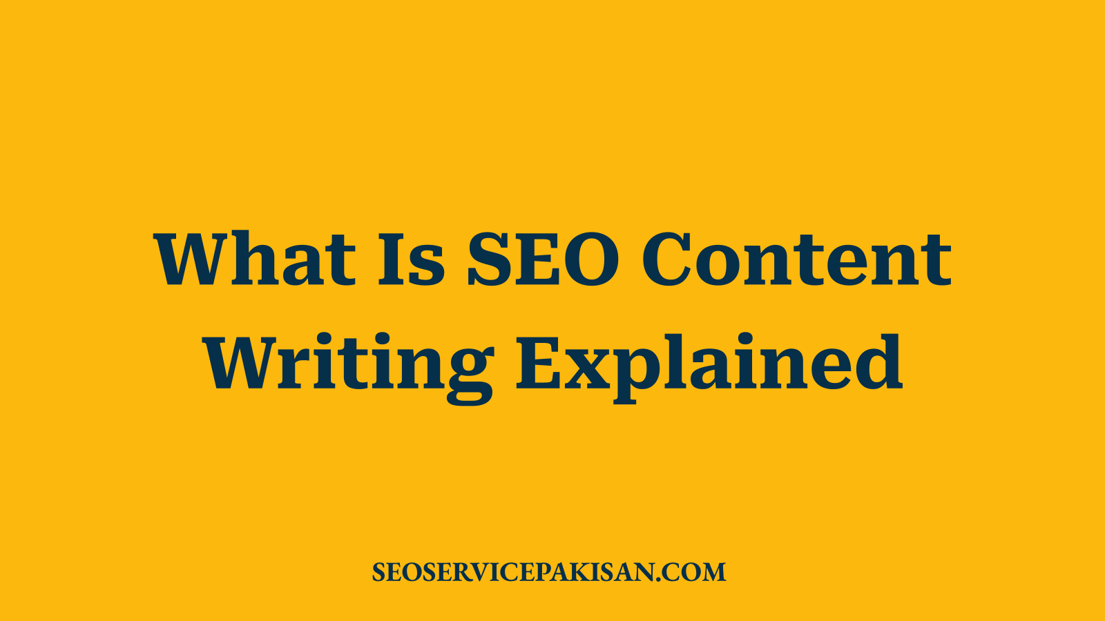 What Is SEO Content Writing Explained