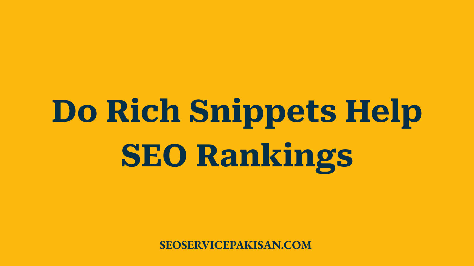 Do Rich Snippets Help SEO Rankings