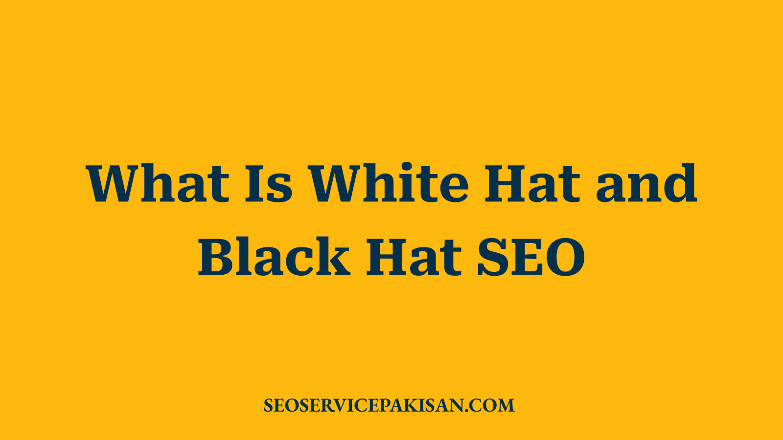 What Is White Hat and Black Hat SEO