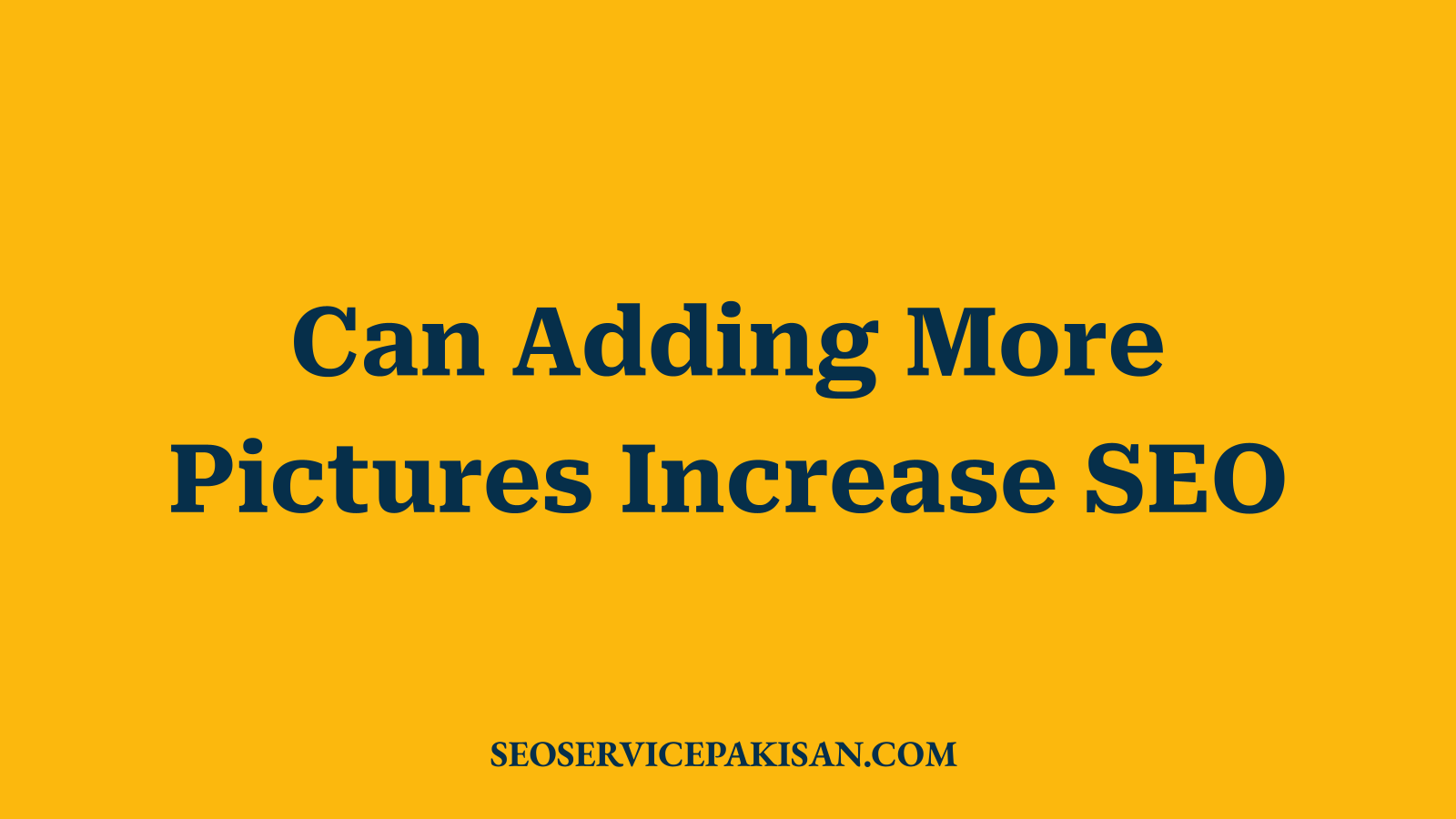 Can Adding More Pictures Increase SEO
