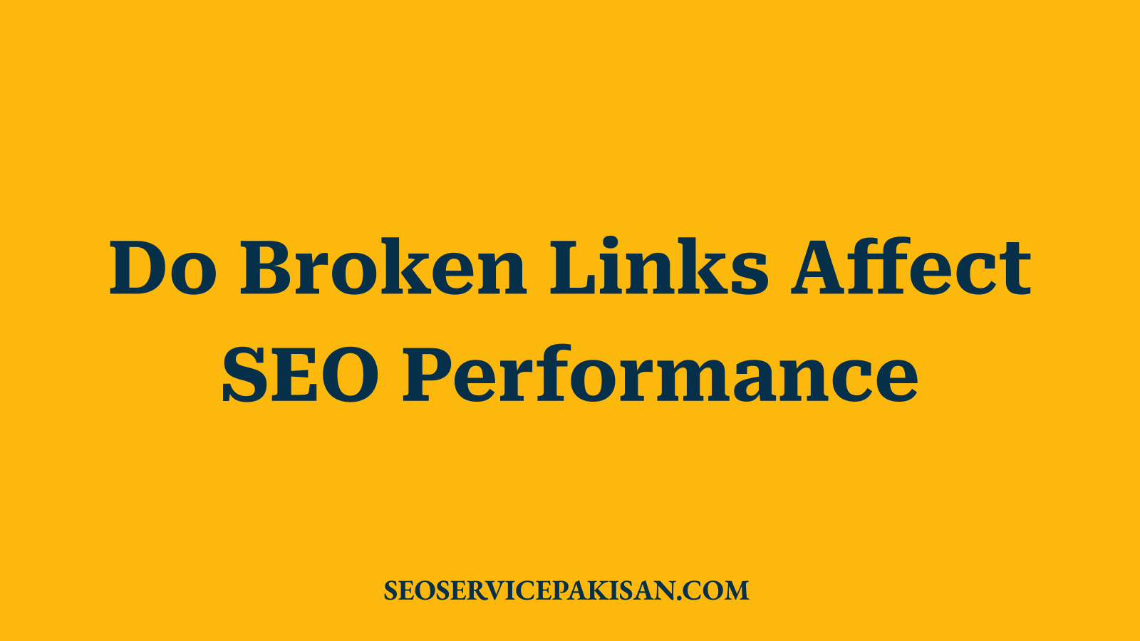 Do Broken Links Affect SEO Performance